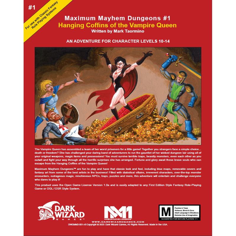 Hanging Coffins of the Vampire Queen 1E - Softcover Book + PDF
