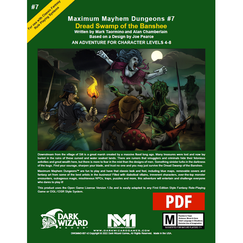 Dread Swamp of the Banshee - PDF Only