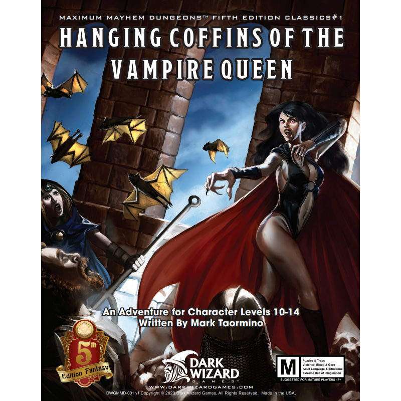Hanging Coffins of the Vampire Queen 5E - Softcover Book + PDF