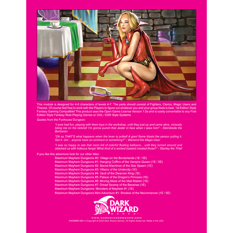 Funhouse Dungeon of the Puppet Jester 1E - PDF Only - Image 16