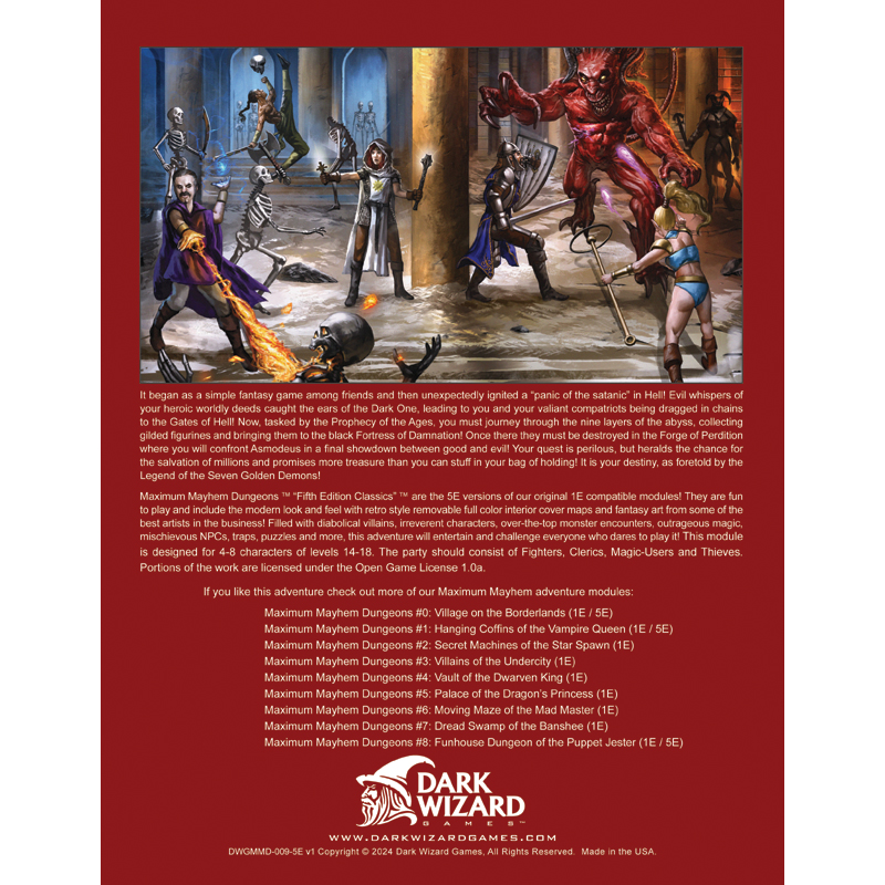 Legend of the Seven Golden Demons - 5E Softcover Book + PDF - Image 6