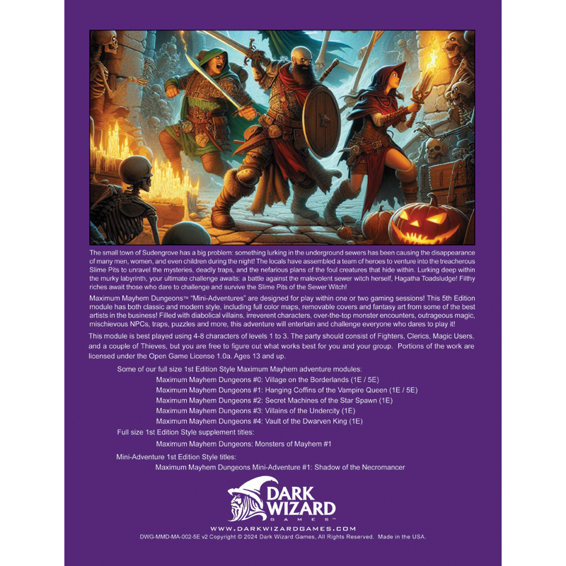 Slime Pits of the Sewer Witch 5E - PDF Only - Image 6