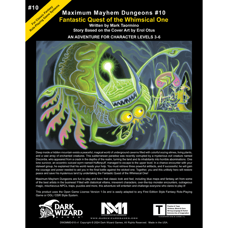 Fantastic Quest of the Whimsical One - 1E Softcover Book + PDF