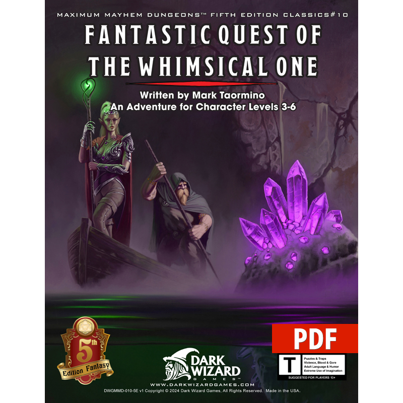 Fantastic Quest of the Whimsical One 5E - PDF Only