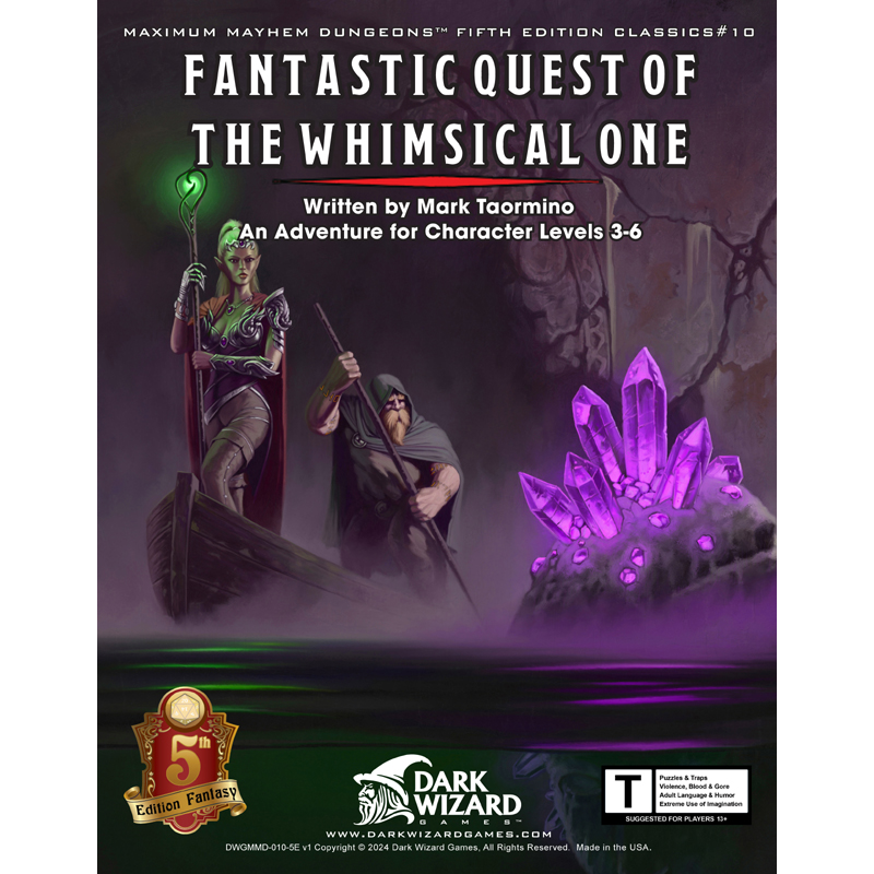 Fantastic Quest of the Whimsical One - 5E Softcover Book + PDF