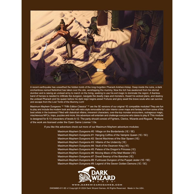 Lost Tomb of the Mummy Lich 5E - PDF Only - Image 13