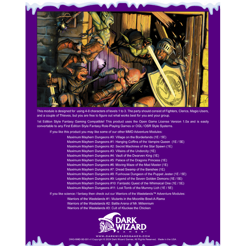 Goblin Raid on the Winter Stockade – 1E / 5E - PDF Only - Image 2