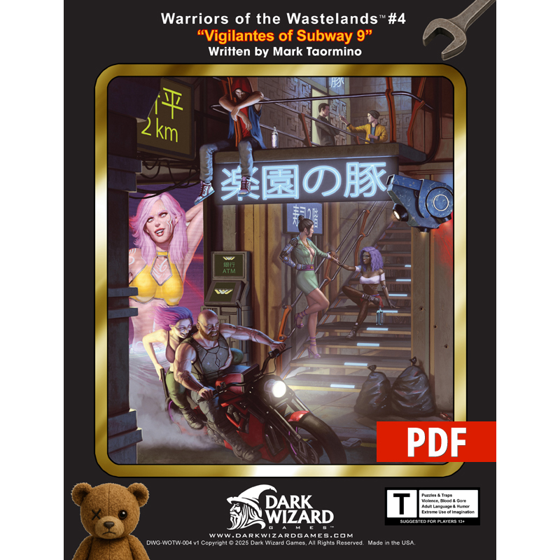 Vigilantes of Subway 9 – 1E / 5E - PDF Only