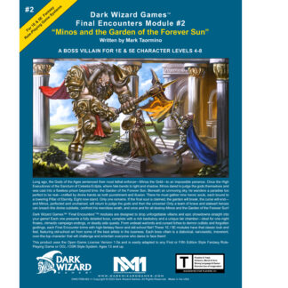 Minos and the Garden of the Forever Sun - 1E / 5E Softcover Book + PDF