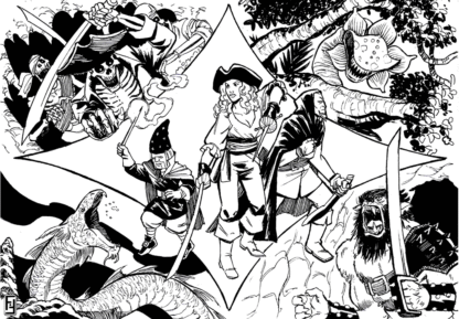 Pirates of the Serpents Den - 1E Softcover Book + PDF - Image 21