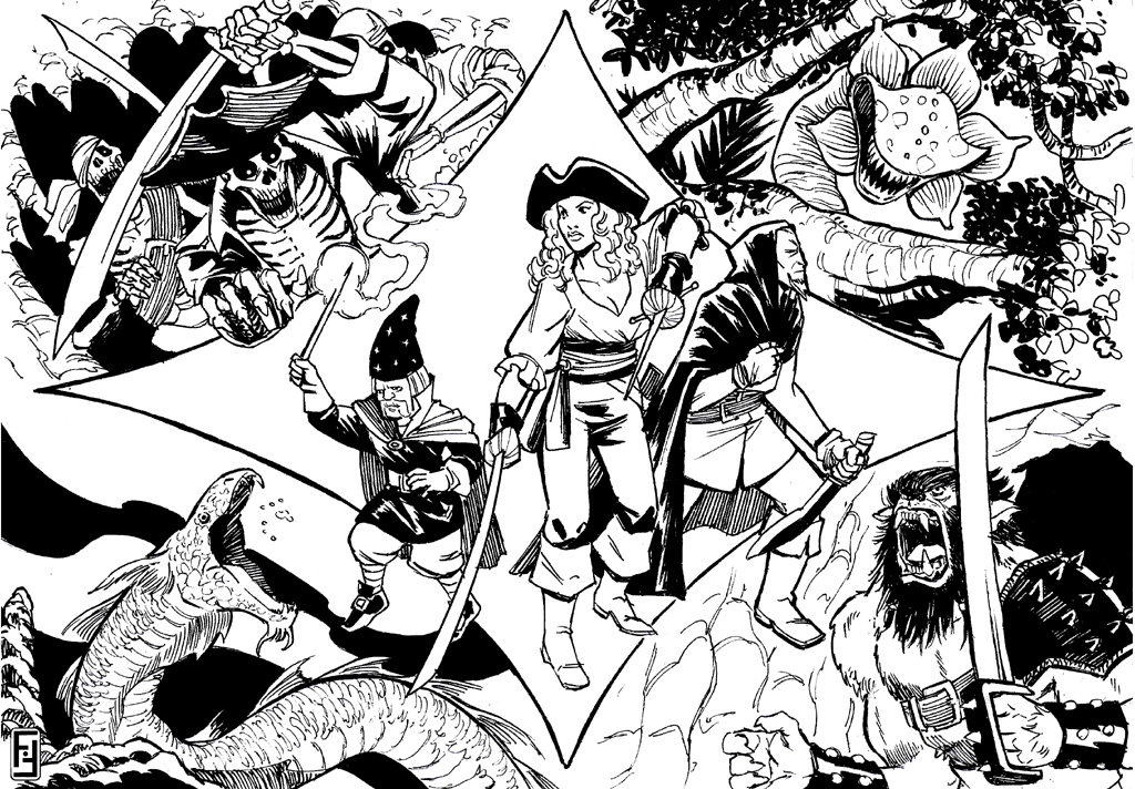 Pirates of the Serpents Den - 1E Softcover Book + PDF - Image 21