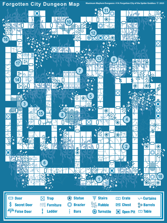 Forgotten City of the Spider Goddess - 1E Softcover Book + PDF - Image 7