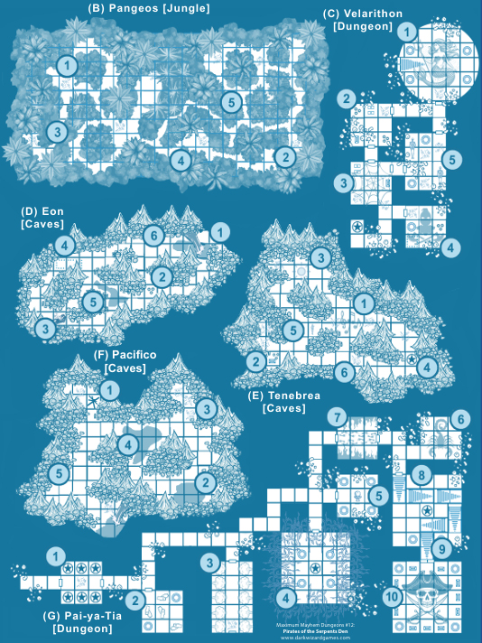 Pirates of the Serpents Den - 1E Softcover Book + PDF - Image 3