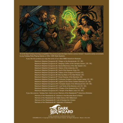 Forgotten City of the Spider Goddess - 1E Softcover Book + PDF - Image 9