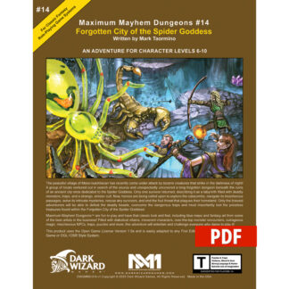 Forgotten City of the Spider Goddess 1E - PDF Only