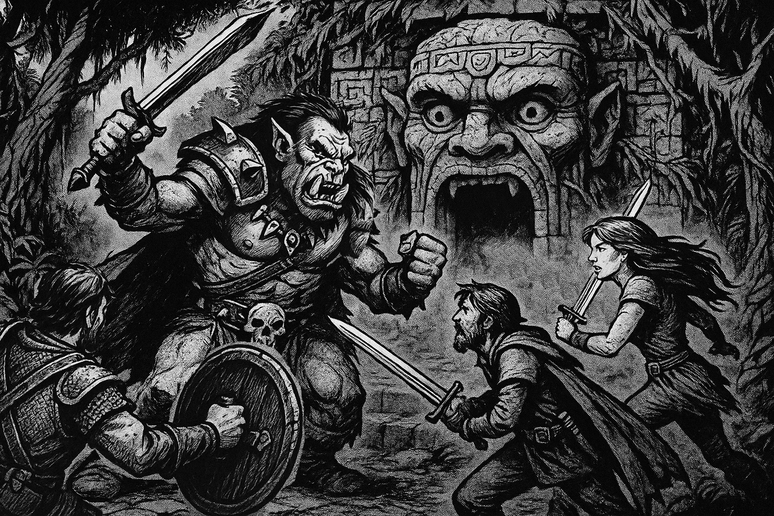 Hidden Shrine of the Warlord Chief - 1E Softcover Book + PDF - Image 2