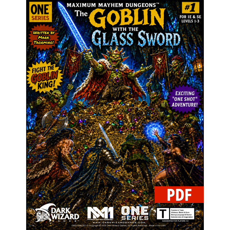 The Goblin with the Glass Sword (PULP COVER EDITION) – 1E / 5E - PDF Only