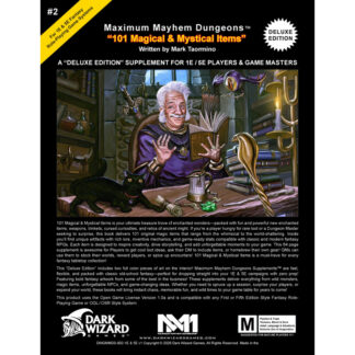 101 Magical and Mystical Items - 1E / 5E Softcover Book + PDF