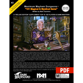 101 Magical and Mystical Items 1E / 5E - PDF Only
