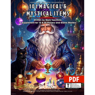 101 Magical and Mystical Items 1E / 5E - PDF Only (FIFTH EDITION COVER)