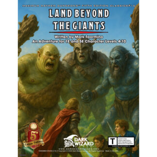 Land Beyond the Giants - 1E / 5E Softcover Book + PDF (FIFTH EDITION COVER)