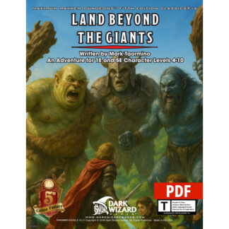 Land Beyond the Giants 1E / 5E - PDF Only (FIFTH EDITION COVER)