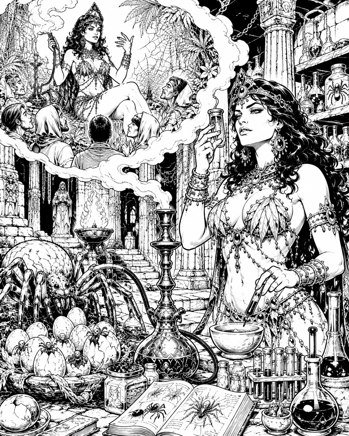 Heresy of the Hookah Priestess - 1E / 5E Softcover Book + PDF - Image 11
