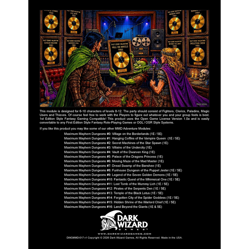 Fast Eddie and the Palace of Paradise - 1E / 5E Softcover Book + PDF - Image 15
