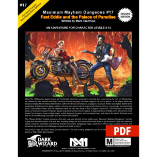 Fast Eddie and the Palace of Paradise - PDF Only