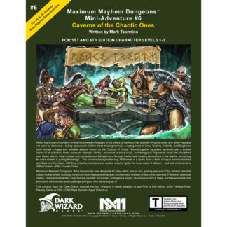 Caverns of the Chaotic Ones - 1E / 5E Softcover Book + PDF