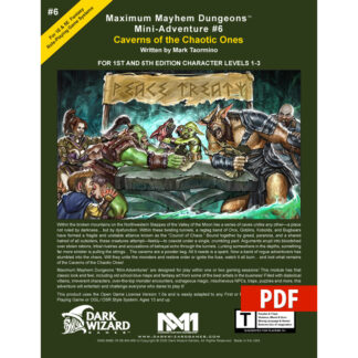 Caverns of the Chaotic Ones - PDF Only