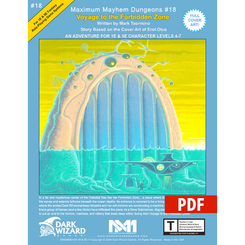 Voyage to the Forbidden Zone - PDF Only